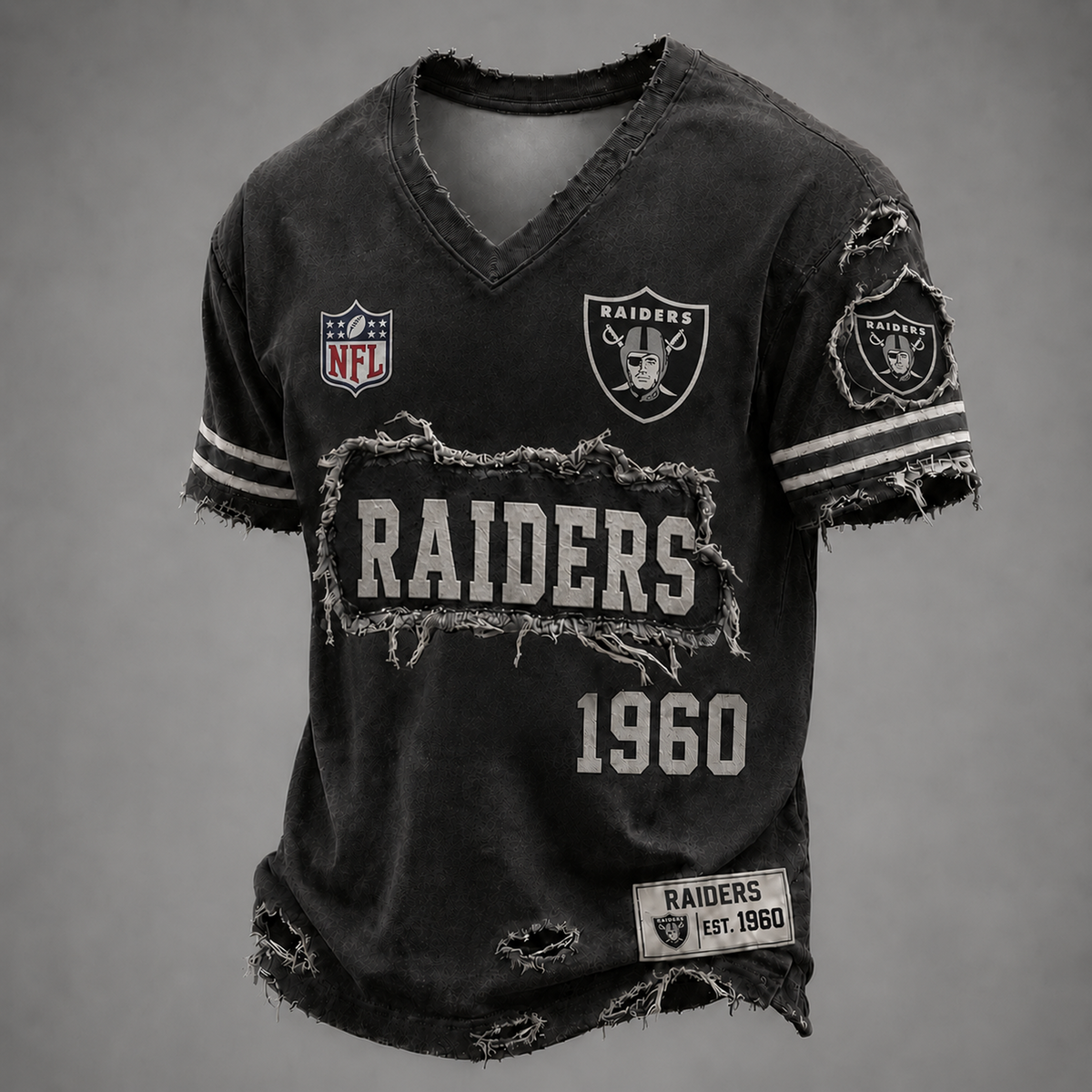 LV x NFL LUXURY V-Neck T-Shirt 3005 DatND DVT Main image