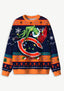 Chicago Bears Grinch Tangled Logo Ugly Christmas Sweatshirt