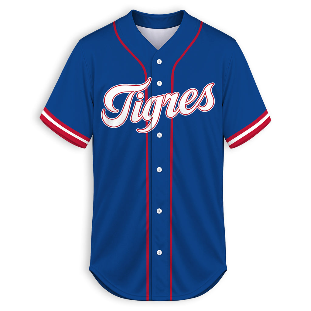 Men’s Tigres de Aragua Button Down Baseball Shirt