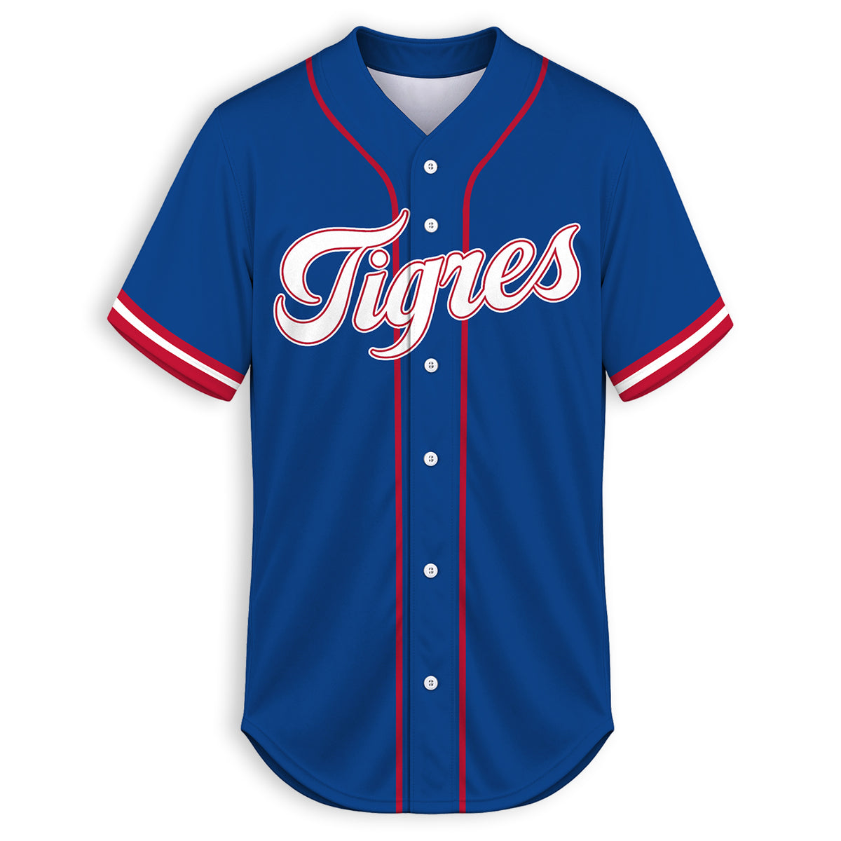 Men’s Tigres de Aragua Button Down Baseball Shirt