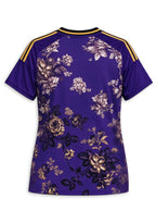 Women's Baltimore Ravens Floral V-Neck T Shirt