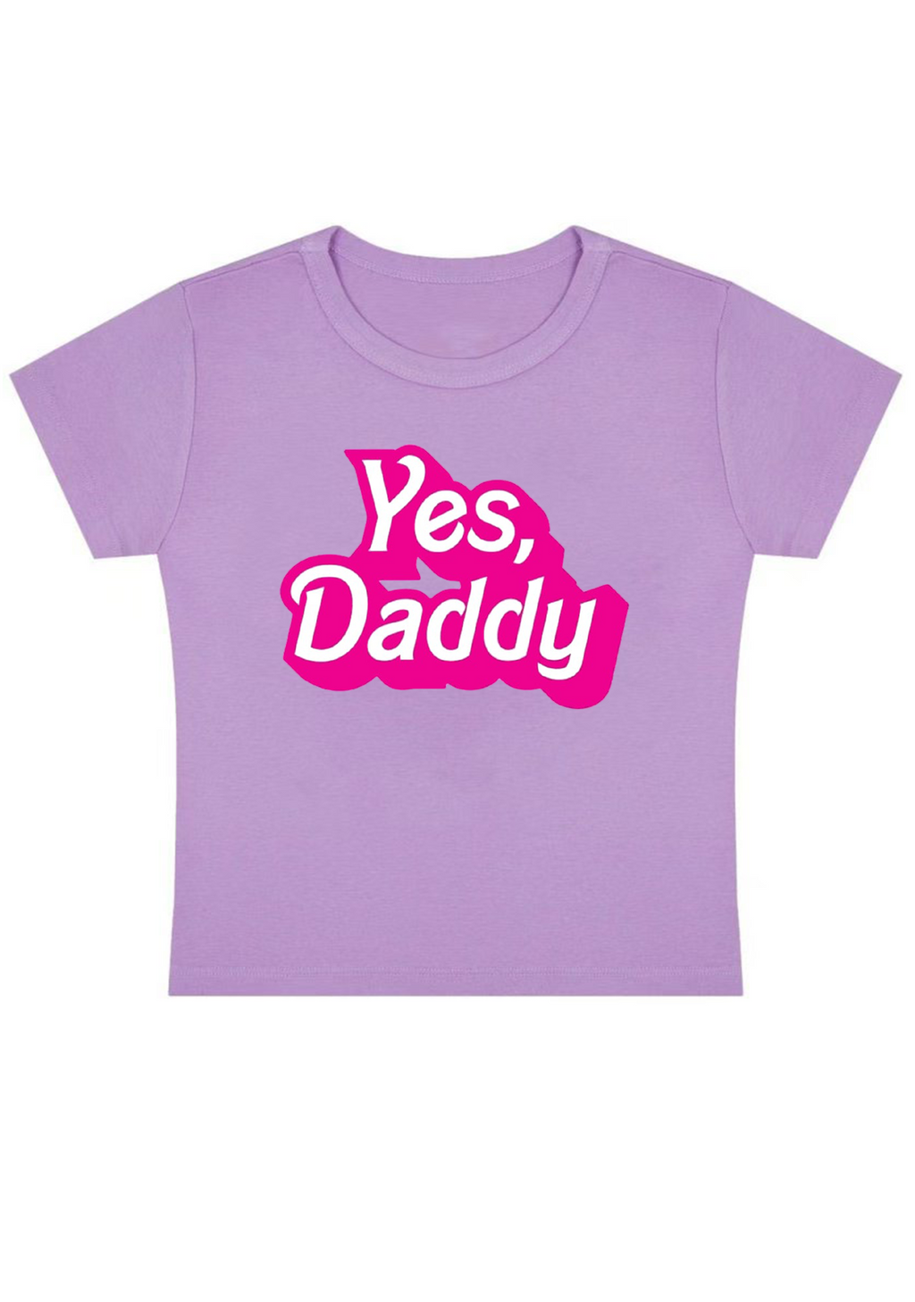 Yes, Daddy Y2K Baby Tee