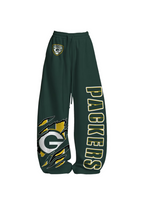 Green Bay Packers Graphic Tops & Elasticated Trousers Two-Piece Set