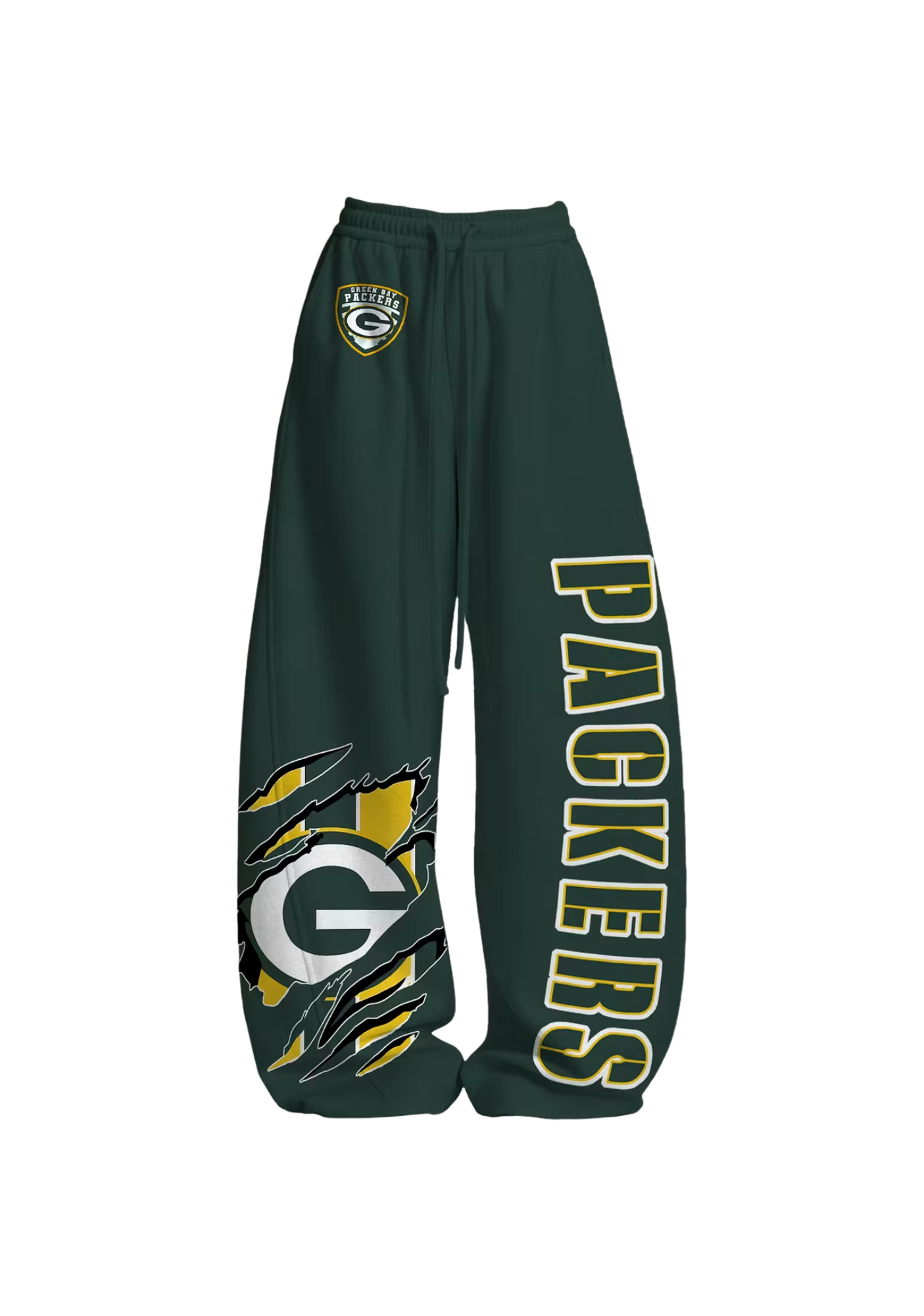Green Bay Packers Graphic Tops & Elasticated Trousers Two-Piece Set