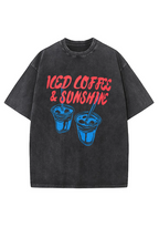 Iced Coffee & Sunshine Washed Tee