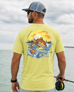 Matthew 4:19 Redfish Angler Faith Based T-shirt
