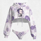"Demon Slayer" Women's Hooded Thicken Suit Set