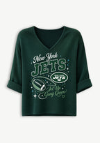 Women New York Jets Football Long Sleeve Game Day Shirt