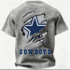 Dallas Cowboys Printed Unisex 100% Pure Cotton Washed T-Shirt