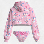 Pokémon Women's Cropped Hoodie & Thong Sets