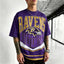 Baltimore Ravens Bold Layered Wordmark Printed T-Shirt