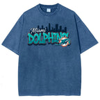 Miami Dolphins Unisex Vintage Washed T-shirt