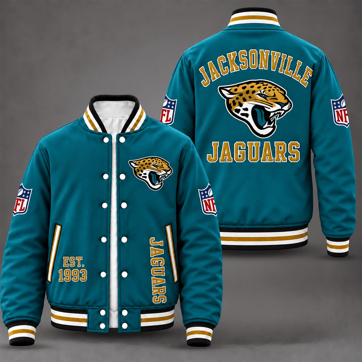 Unisex Jacksonville Jaguars Varsity Jacket