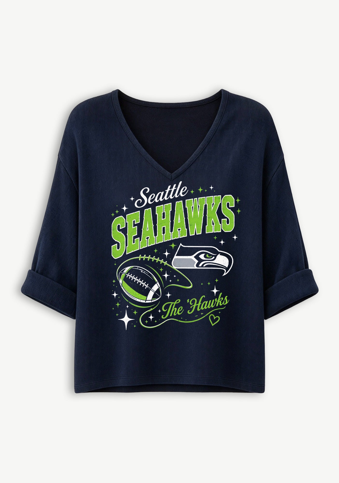 Women Seattle Seahawks Long Sleeve Game Day Shirt Secondary image