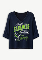 Women Seattle Seahawks Long Sleeve Game Day Shirt