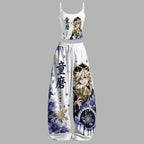 Top & Elasticated Trousers Two-Piece Set 2606003260