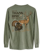 Let Us Thank Him For Our Food LONG-SLEEVE back