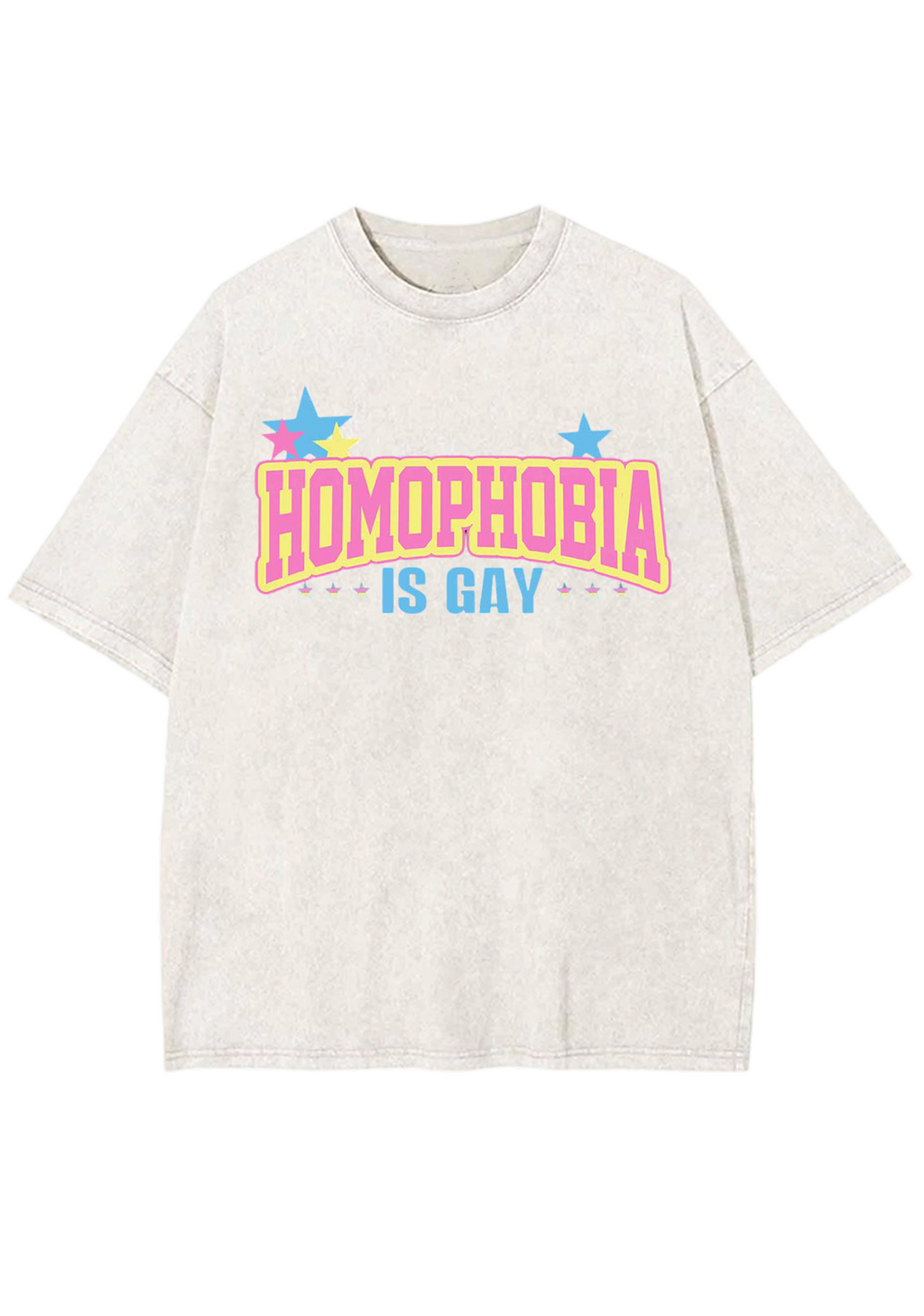 Homophobia Is Gay Y2K Washed Tee