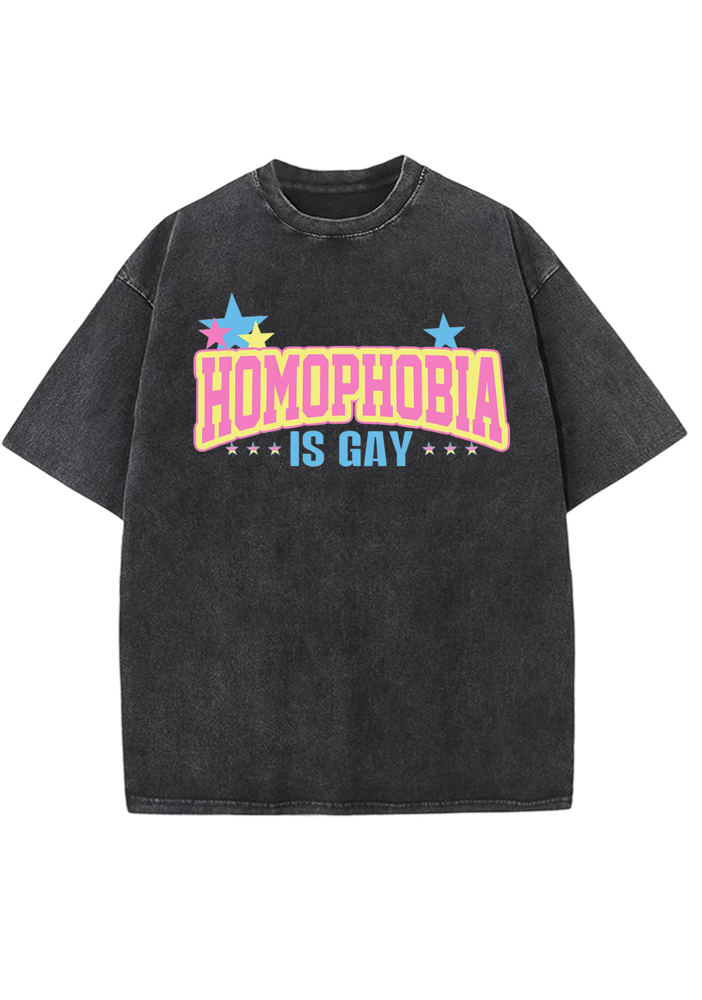 Homophobia Is Gay Y2K Washed Tee