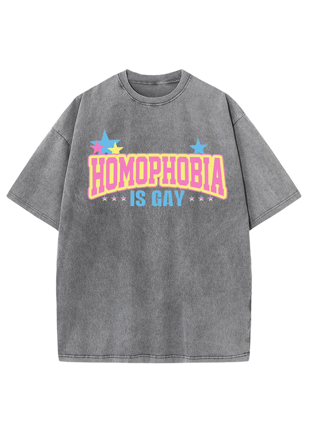 Homophobia Is Gay Y2K Washed Tee