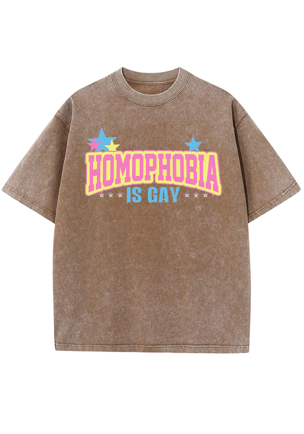 Homophobia Is Gay Y2K Washed Tee