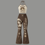 One Piece Halter Crop Top + High Waist Flared Pants Matching 2-Piece Set