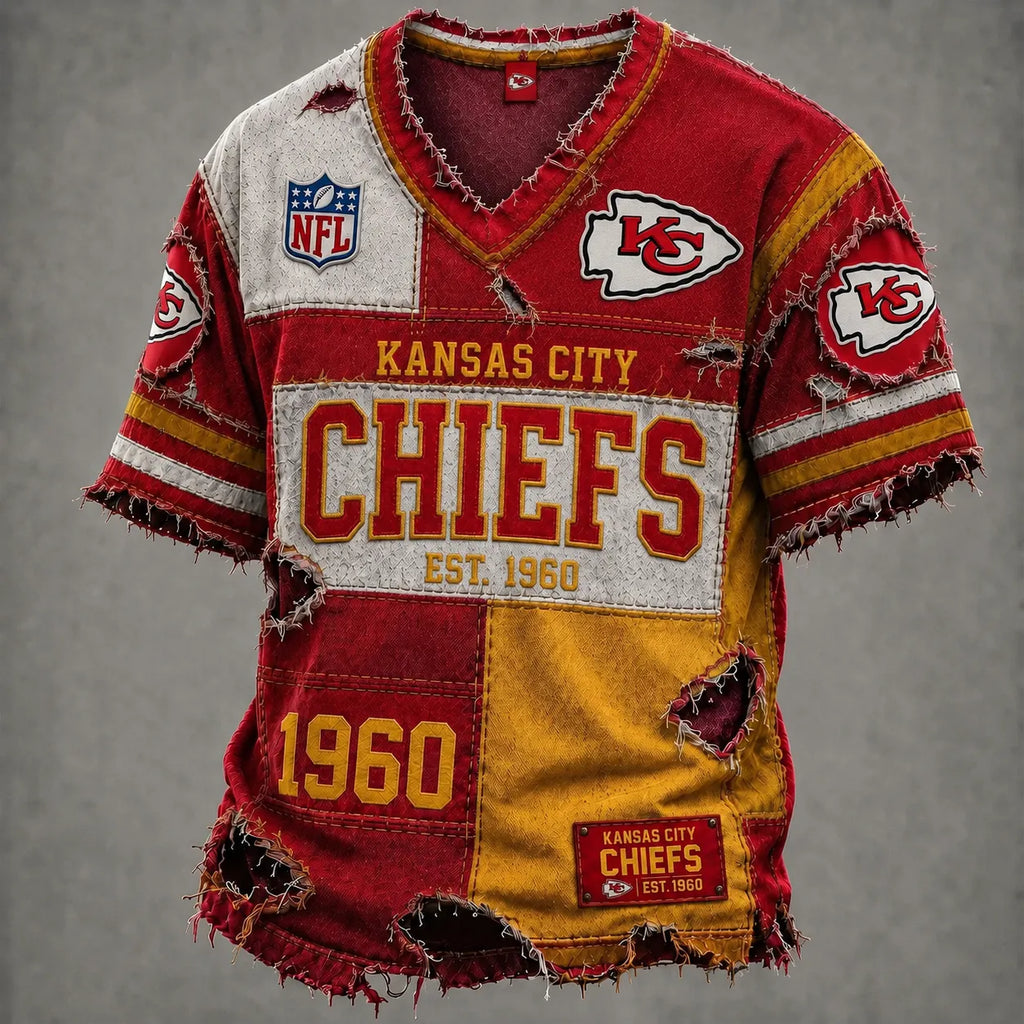 NFL LUXURY V-Neck T-Shirt 3005 DatND DVT