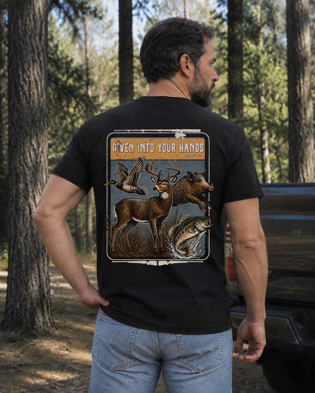 Genesis 9:2 Christian Hunting T-shirt