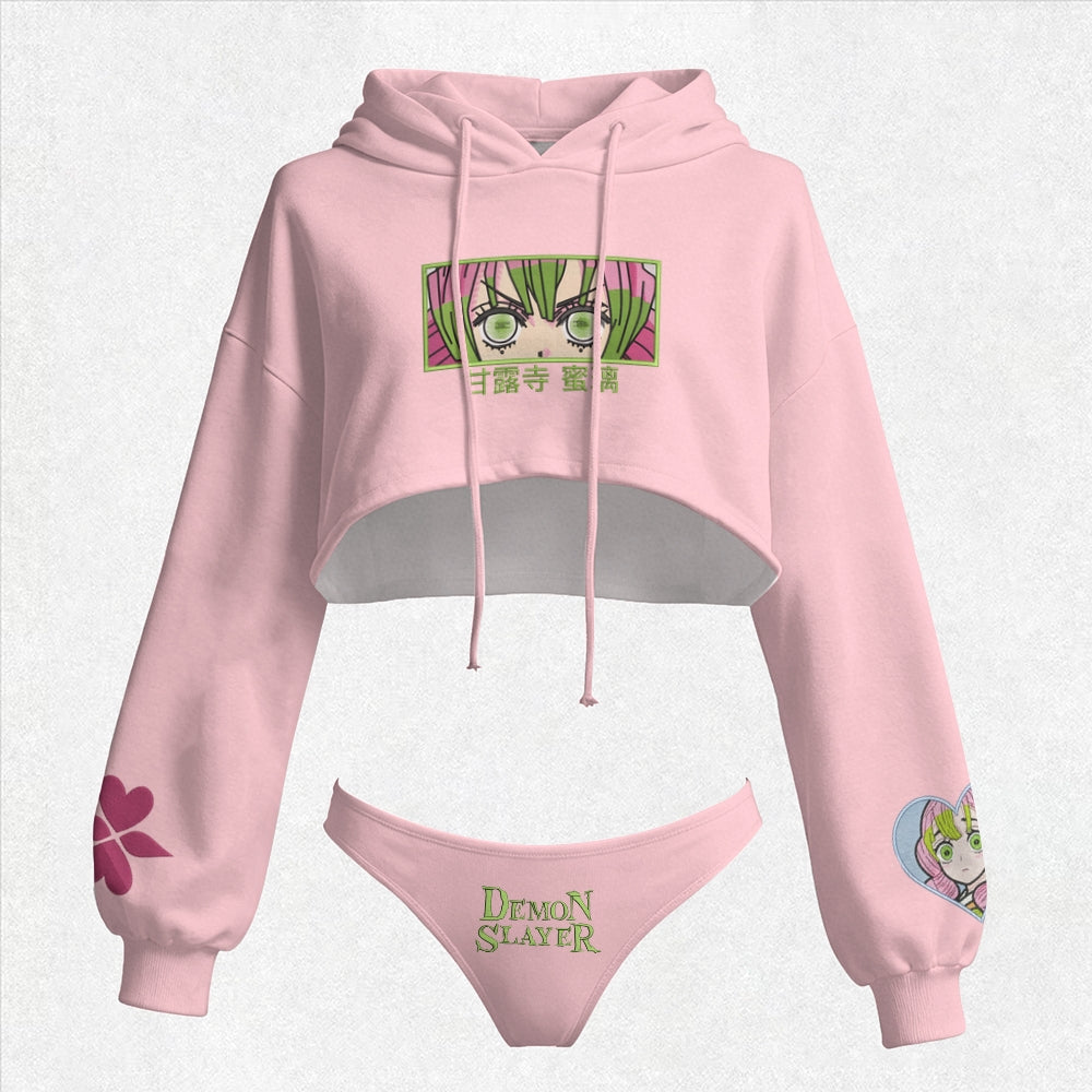 Demon Slayer Women's Hooded Thicken Suit Set