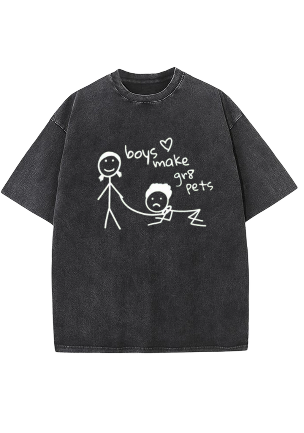 Boys Make Great Pets Y2K Washed Tee