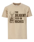 Proverbs 12:27 Deer Wildlife T-shirt