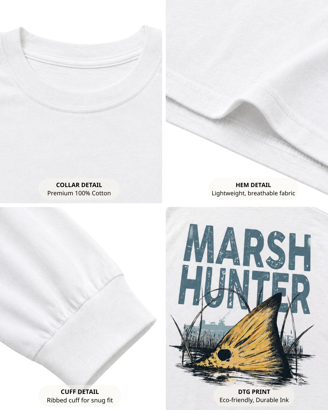 Marsh Hunter Redfish Tail Long-sleeve Secondary image