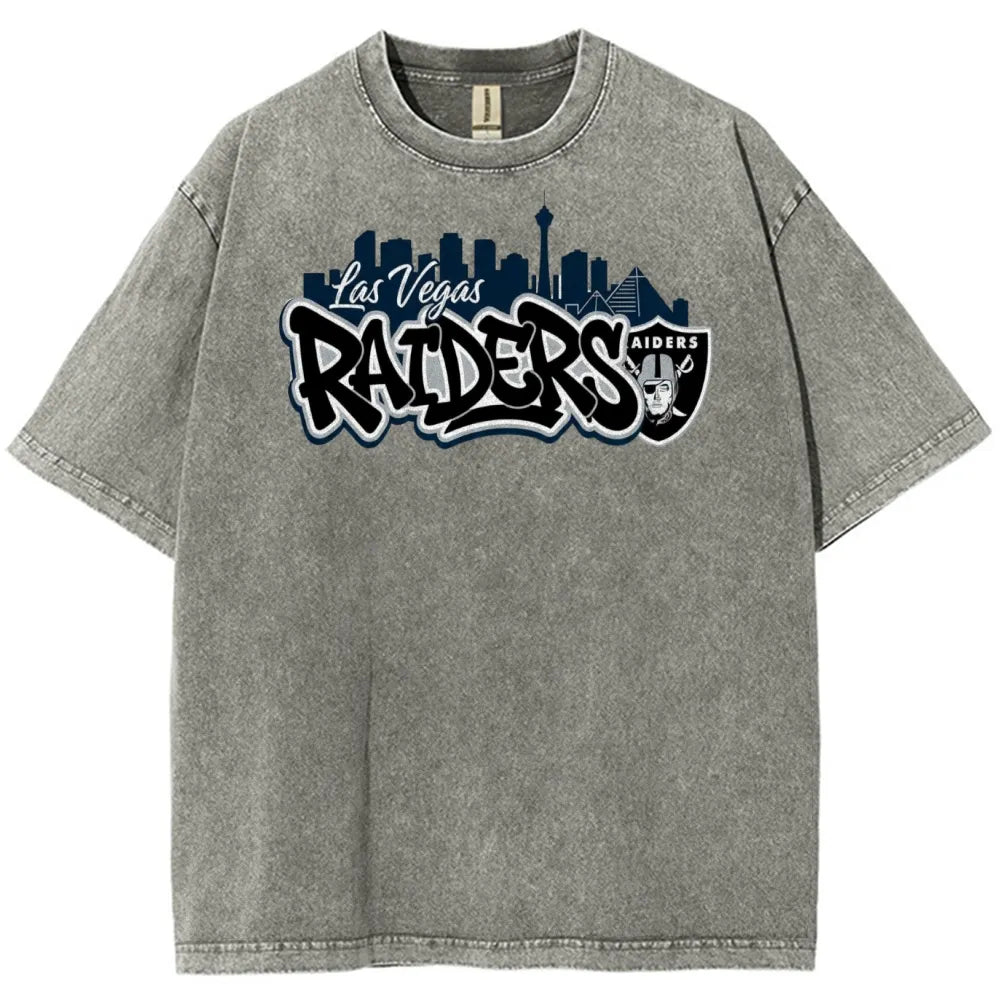 Las Vegas Raiders Unisex Vintage Washed T-shirts