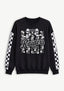 Women's Las Vegas Raiders Floral Bow Crewneck Sweatshirt