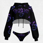 Pokémon Women's Cropped Hoodie & Thong Sets