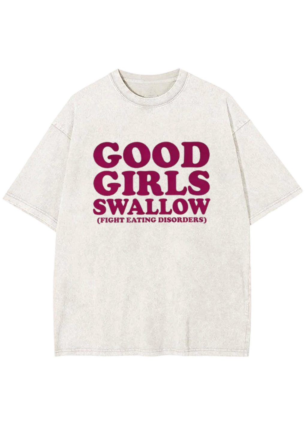 Good Girls Swallow Y2K Washed Tee
