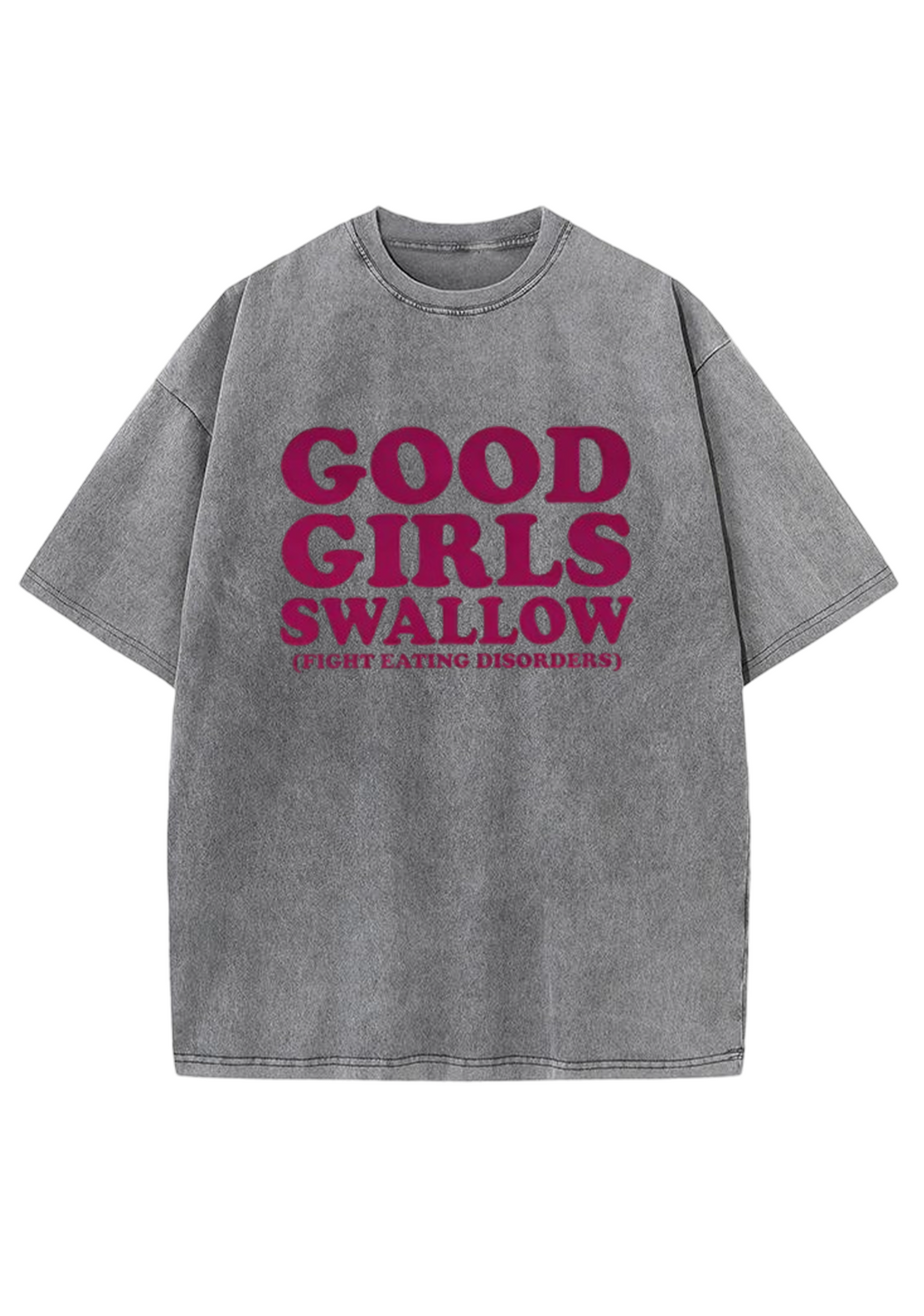 Good Girls Swallow Y2K Washed Tee