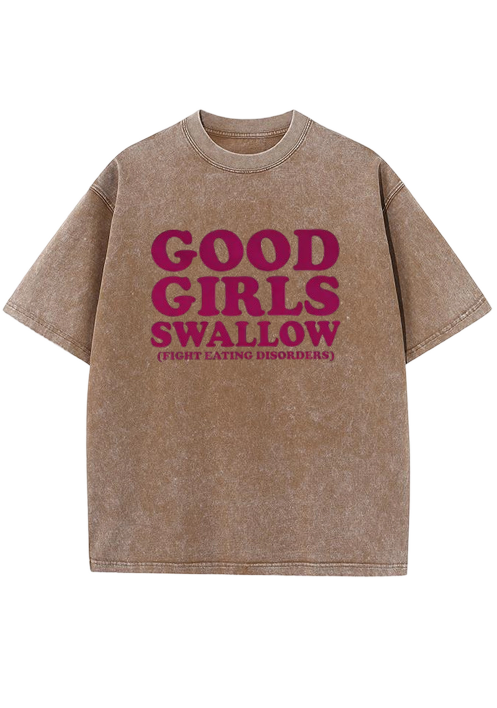 Good Girls Swallow Y2K Washed Tee