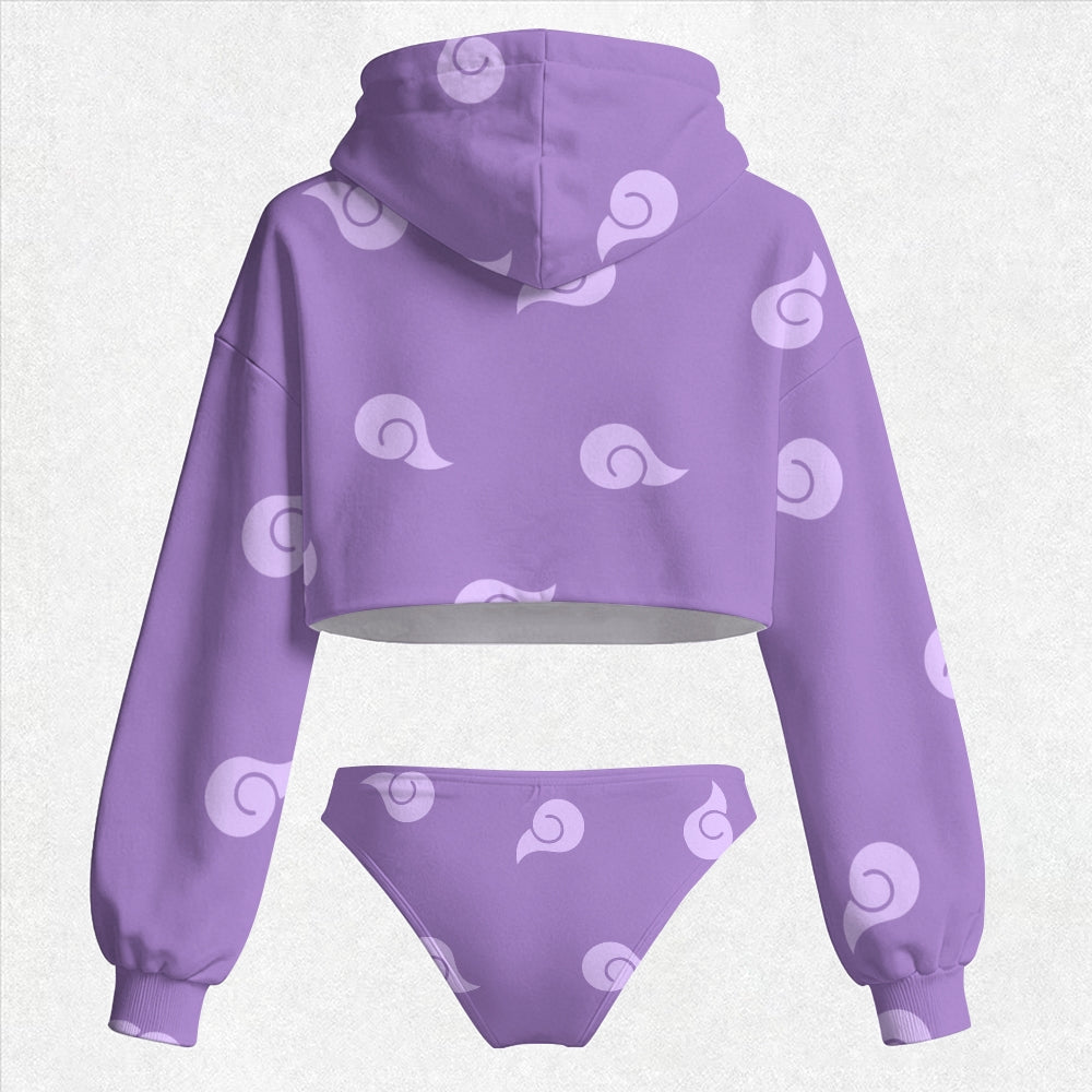 NARUTO Women's Hooded Thicken Suit Set