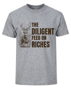 Proverbs 12:27 Deer Wildlife T-shirt