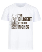 Proverbs 12:27 Deer Wildlife T-shirt