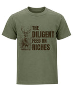 Proverbs 12:27 Deer Wildlife T-shirt