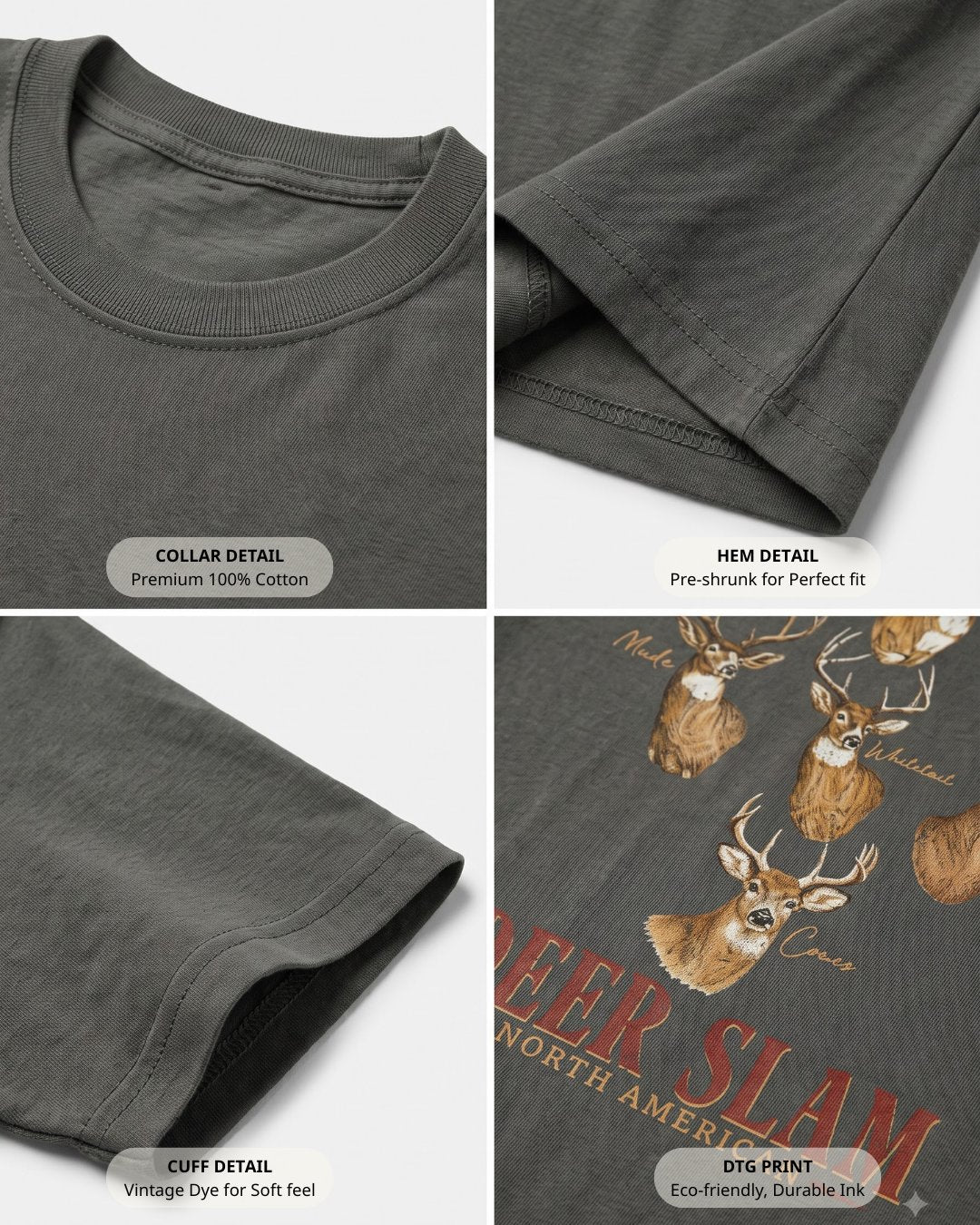 North American Deer Slam T-shirt Secondary image