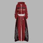 San Francisco 49ers Zip-up hooded jacket and elastic-waist pants set | NFL