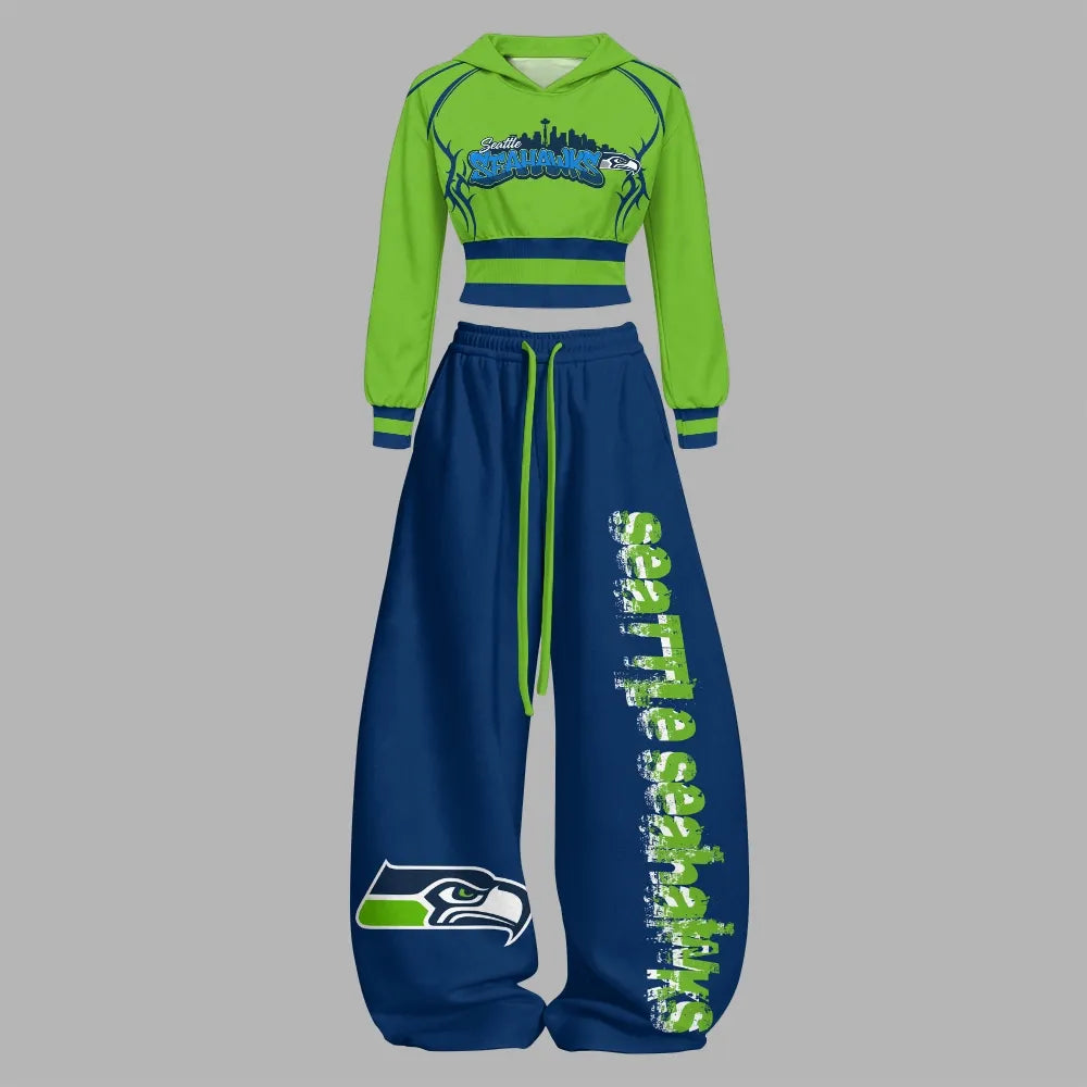 Seattle Seahawks Slim-Fit Sweatshirt Set | NFL Main image