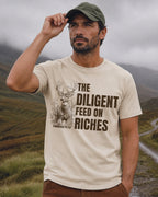 Proverbs 12:27 Deer Wildlife T-shirt