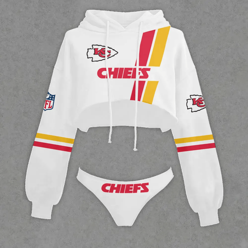 Kansas City Chiefs Cropped Hoodie & Bottom Set Main image
