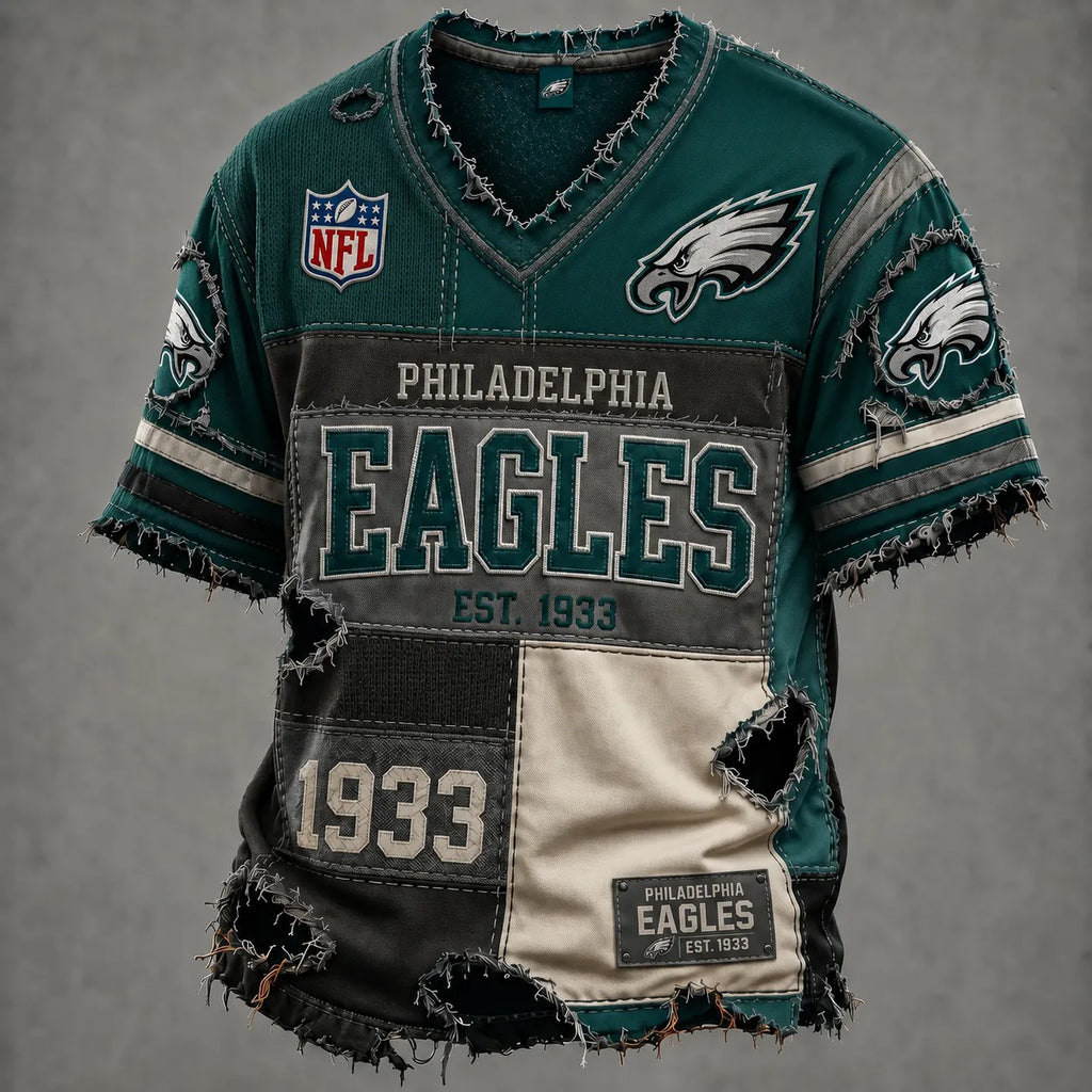 NFL LUXURY V-Neck T-Shirt 3005 DatND DVT