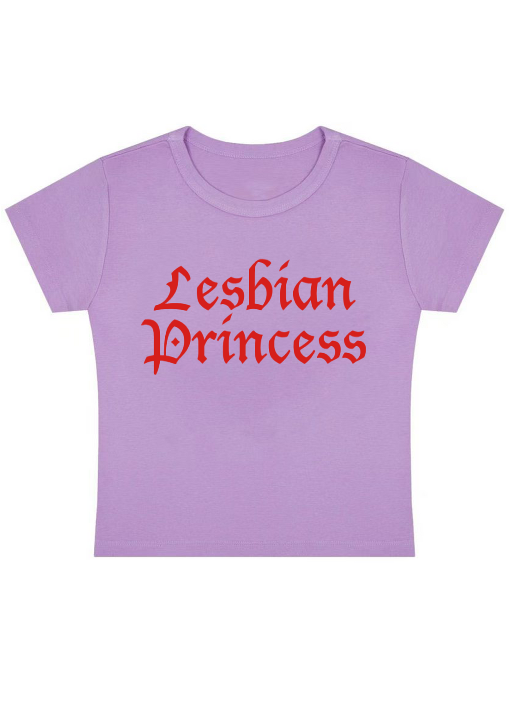 Lesbian Princess Y2K Baby Tee