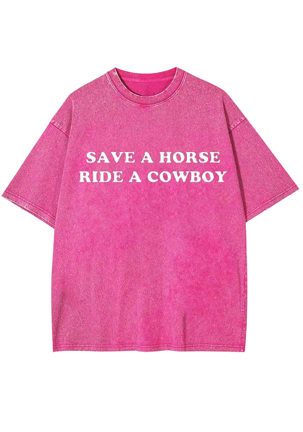 Save A Horse Ride A Cowboy Y2K Washed Tee